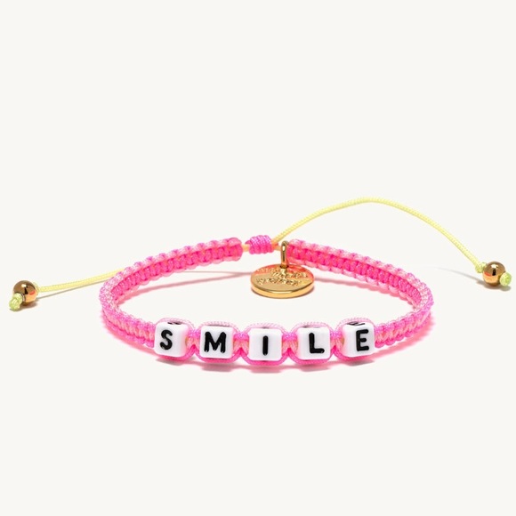 LWP-Woven Smile π Bracelet in Pinkπ - Picture 1 of 4